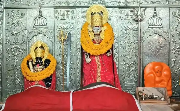 कालिका माता मंदिर चित्तौड़गढ़ में माता काली मूर्ति