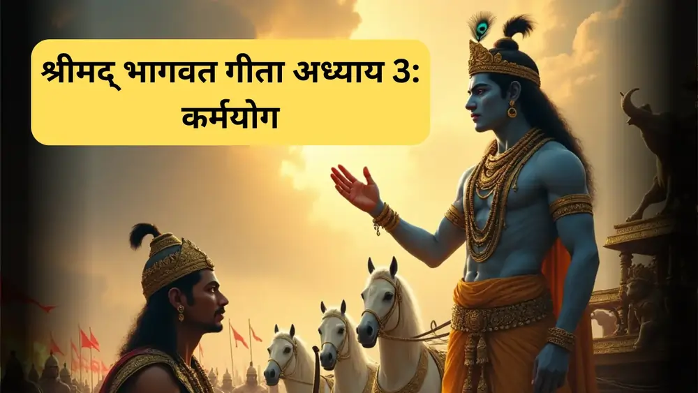 श्रीमद् भागवत गीता अध्याय 3 कर्मयोग (Bhagwat Geeta Chapter 3)