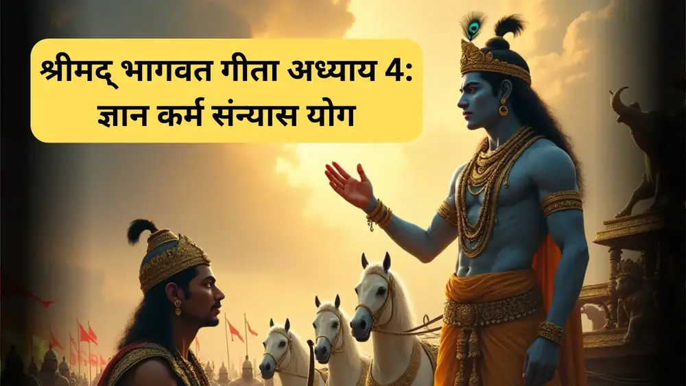 श्रीमद् भागवत गीता अध्याय 4 ज्ञान कर्म संन्यास योग (Bhagwat Geeta Chapter 4)